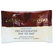 DAY TO DAY COFFEE Pure Coffee, Decaffeinated, 2 oz Pack, 42PK PCO24001